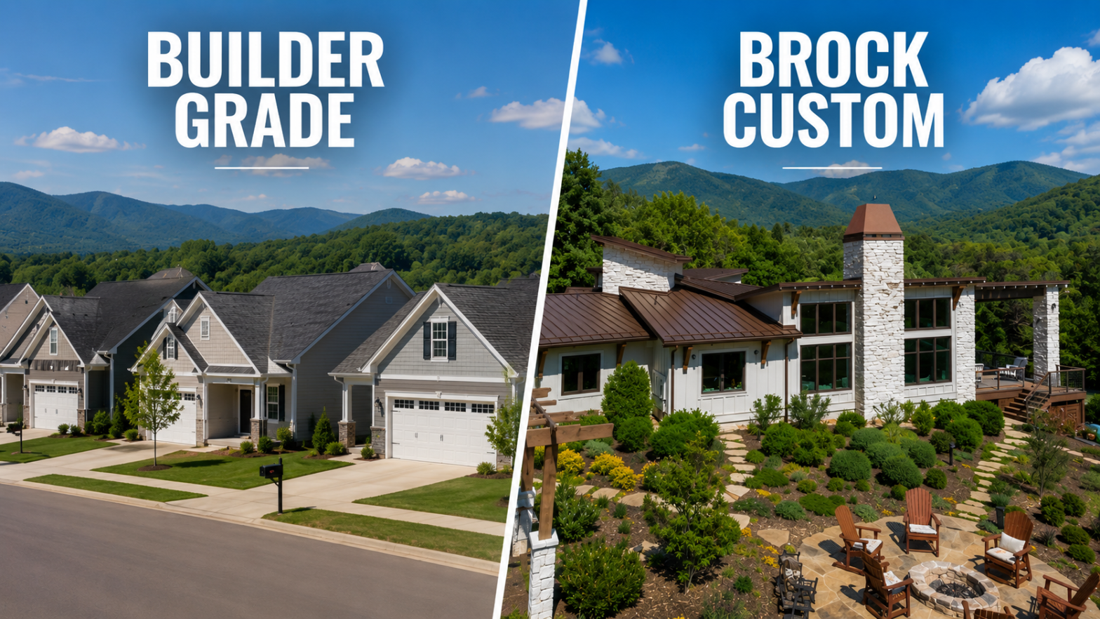 Builder Grade vs. Brock Custom